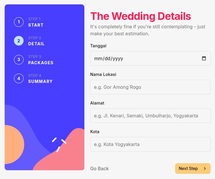 Buat Undangan Tahap Dua