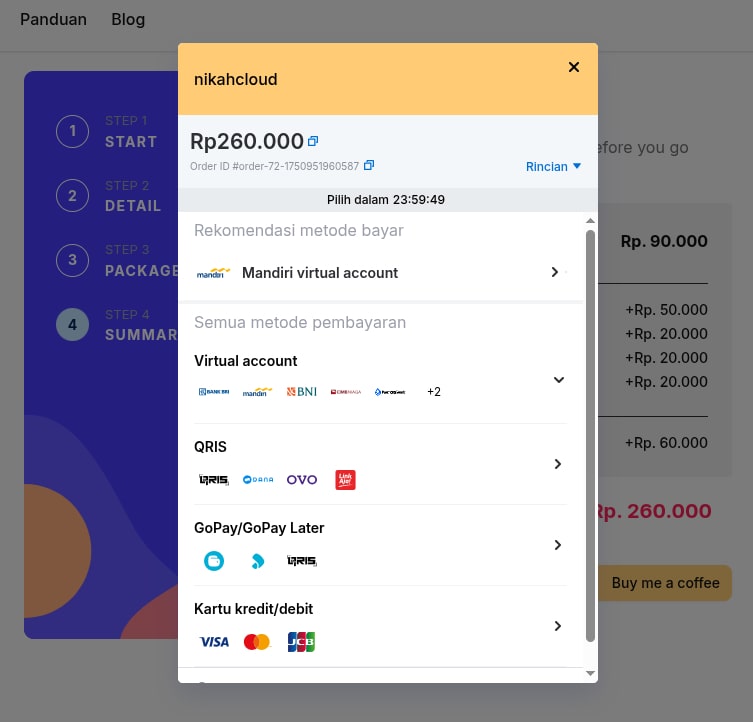 Pembayaran Undangan